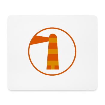 leuchtturm lighthouse coast kueste ocean sea meer1 - Mousepad (Querformat) - Weiß - Vorne