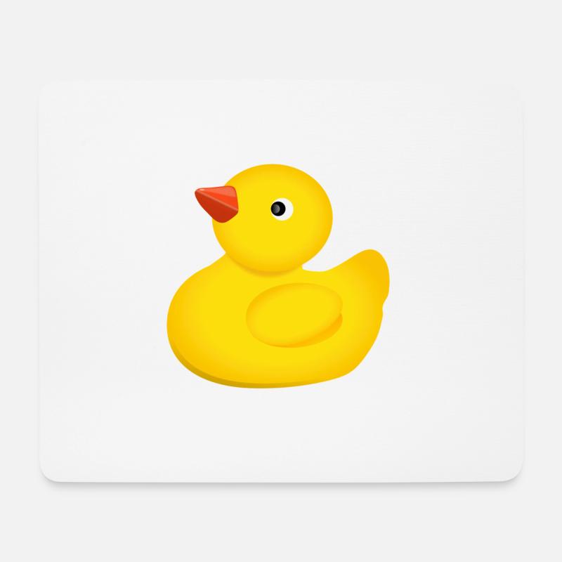 rubber duck - Mouse Pad (horizontal) - white