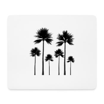 Palmen Silhouette Sommer Geschenk - Mousepad (Querformat) - Weiß - Vorne