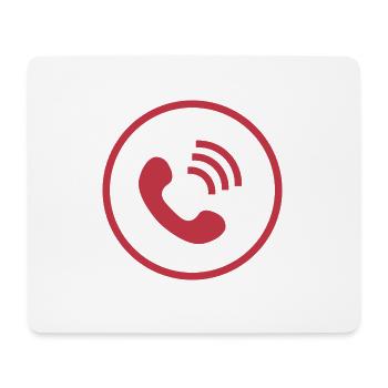 téléphone téléphone mobile retro16 radio téléphone mobile - Tapis de souris (format paysage) - blanc - Devant