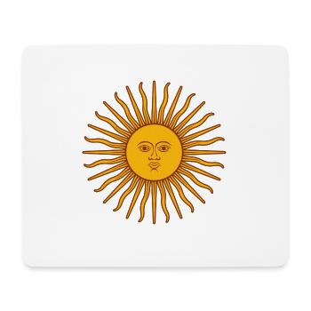 soleil - Tapis de souris (format paysage) - blanc - Devant
