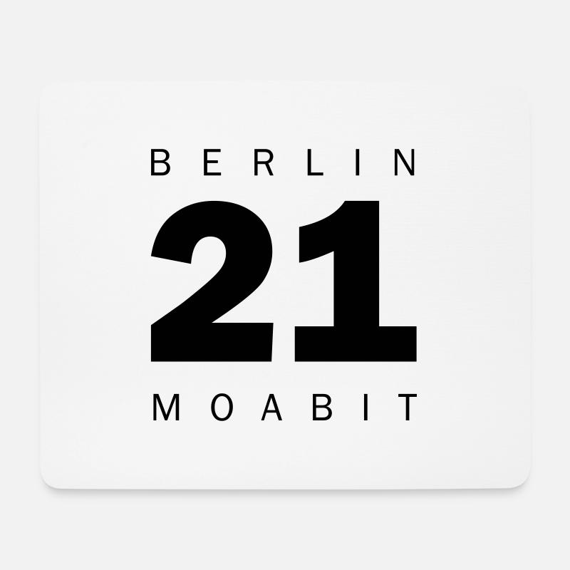 Moabit - Mouse Pad (horizontal) - white