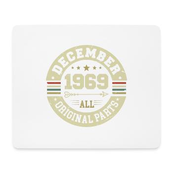 Légendes Anniversaire Décembre 1969 Naissance Cadeau - Tapis de souris (format paysage) - blanc - Devant