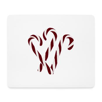 Candy canes - Mouse Pad (horizontal) - white - Front