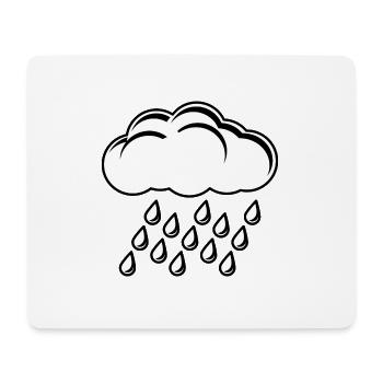regenbogen sonne wolken wetter rainbow sun cloud40 - Mousepad (Querformat) - Weiß - Vorne