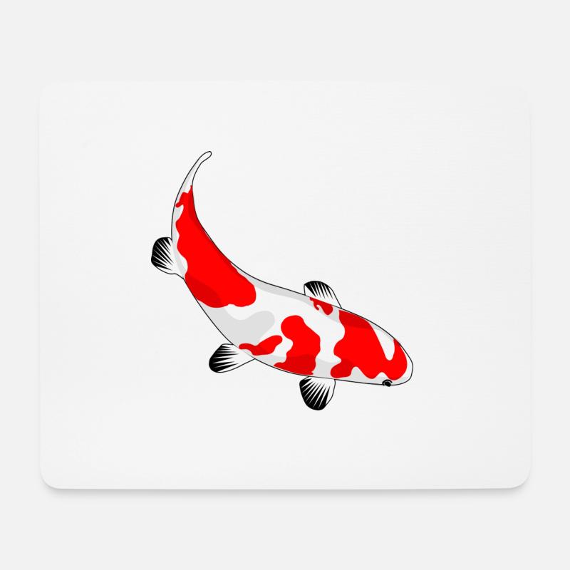 Koi - Mouse Pad (horizontal) - white