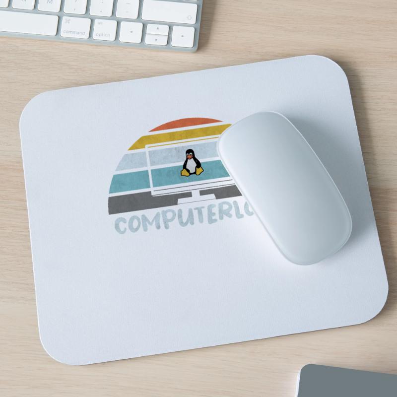 PROGRAMMATEUR LINUX PENGUIN TUX PC COMPUTERLOVE Tapis de souris (format paysage)