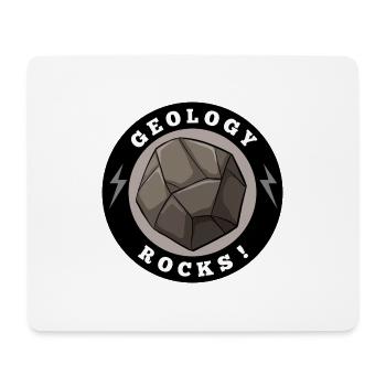 Geologie Gesteine - Mousepad (Querformat) - Weiß - Vorne