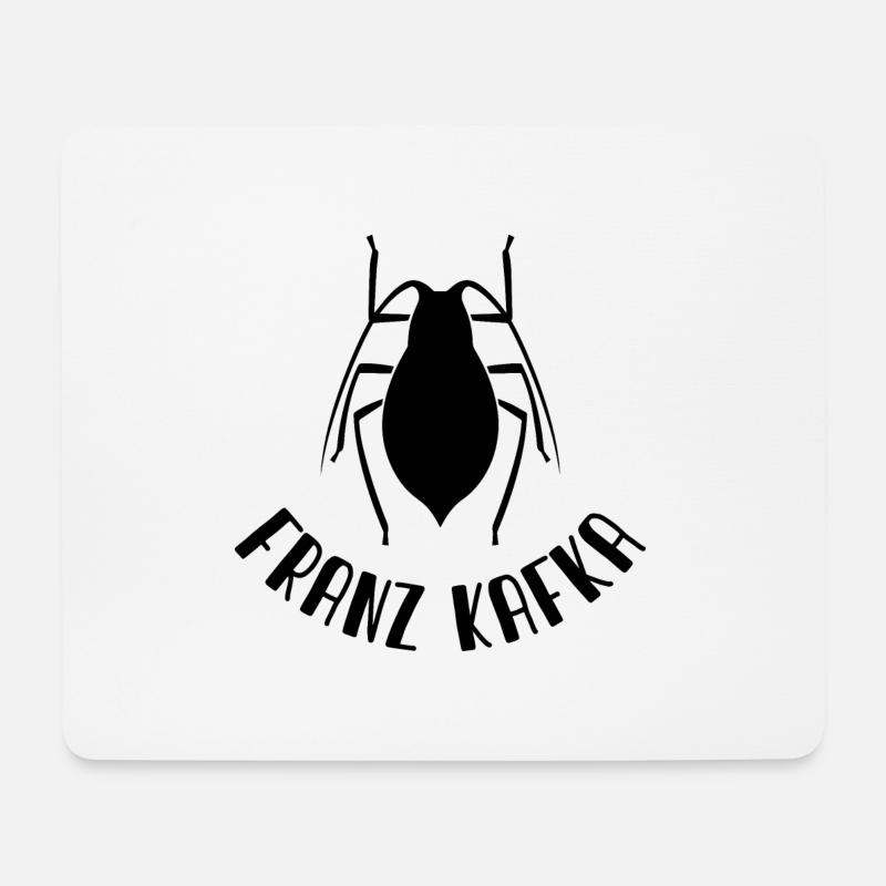 Franz Kafka Insekt Literatur Geschenk - Mousepad (Querformat) - Weiß