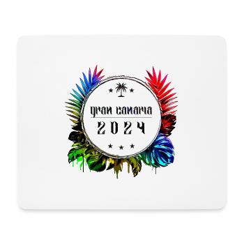 Gran Canaria 2024 Coloré - Tapis de souris (format paysage) - blanc - Devant