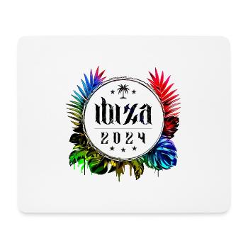 Ibiza 2024 Bunt - Mousepad (Querformat) - Weiß - Vorne