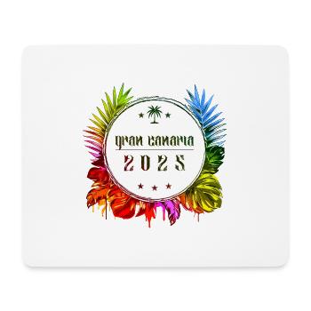 Gran Canaria 2025 Coloré - Tapis de souris (format paysage) - blanc - Devant