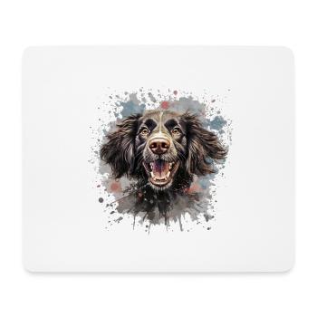 Dog - Mouse Pad (horizontal) - white - Front