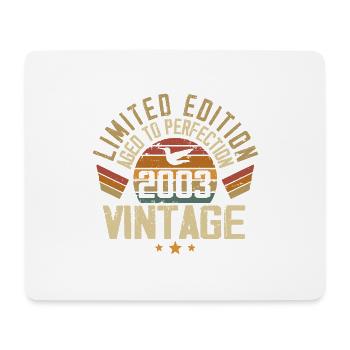 Vintage 2003 Cadeau d’anniversaire 2003 Rétro - Tapis de souris (format paysage) - blanc - Devant