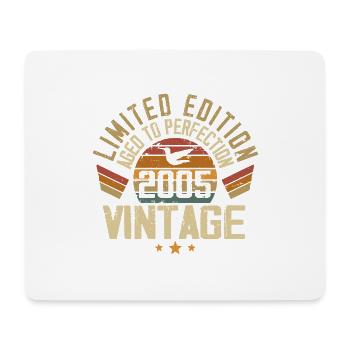 Vintage 2005 Retro 2005 Birthday Gift - Mouse Pad (horizontal) - white - Front