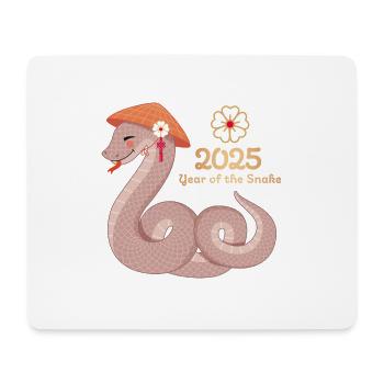 Year of the Snake 2025 - Mouse Pad (horizontal) - white - Front