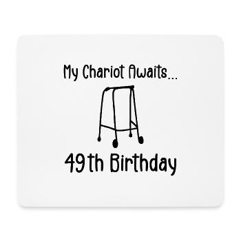 49th Birthday Party Funny 49 Years Old Birthday - Mouse Pad (horizontal) - white - Front