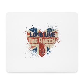 British Queen Coronation Camilla England Flag - Mouse Pad (horizontal) - white - Front