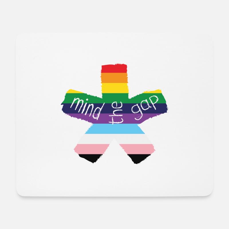 blockedTitle - Mousepad (Querformat) - Weiß