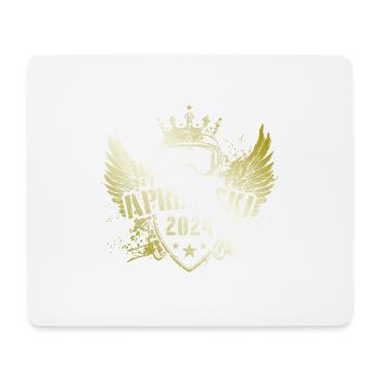 Après Ski 2024 Saying - Mouse Pad (horizontal) - white - Front