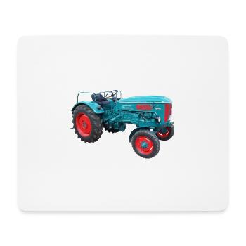 Hanomag Trecker - Mousepad (Querformat) - Weiß - Vorne