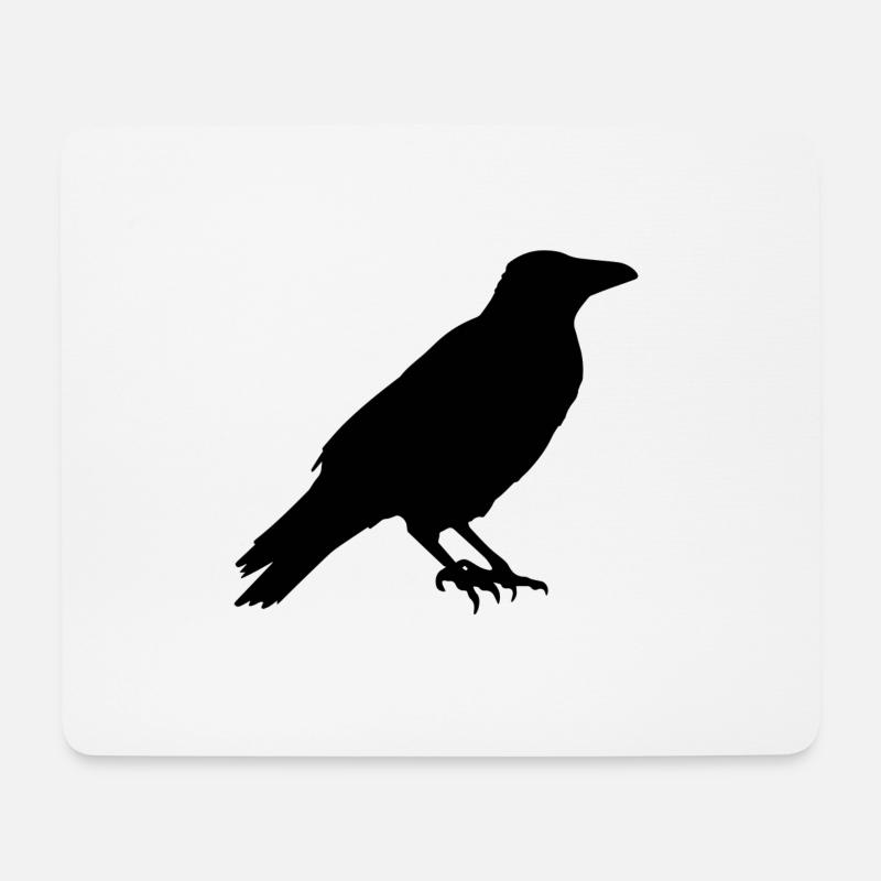 The Raven - Mouse Pad (horizontal) - white
