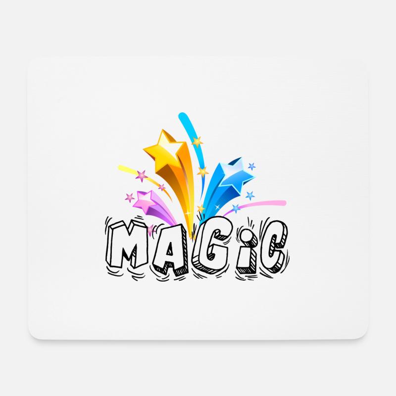 Magic - Mousepad (Querformat) - Weiß