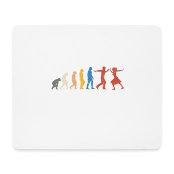 Design rétro Lindy Hop - Tapis de souris (format paysage) - blanc - Devant