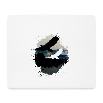 nature,nature,eagle,mountains,mountains,landscape,mountain - Mouse Pad (horizontal) - white - Front
