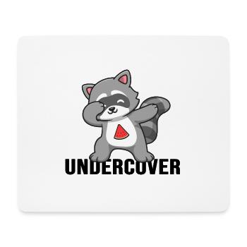 Cherson UKRAINE Waschbär undercover Agent - Mousepad (Querformat) - Weiß - Vorne