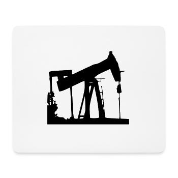 benzin gas tankstelle petrol station oil productio - Mousepad (Querformat) - Weiß - Vorne