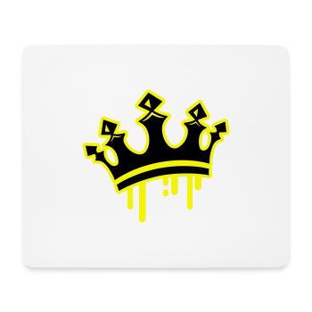 Symbole du roi de la couronne - Tapis de souris (format paysage) - blanc - Devant