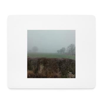 Nebel - Mousepad (Querformat) - Weiß - Vorne