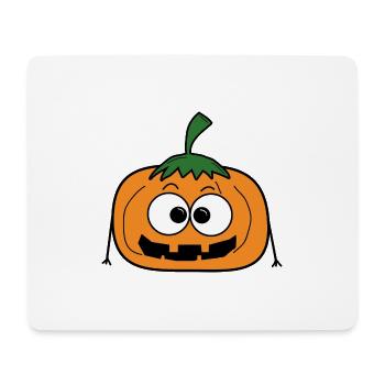 Citrouille Halloween - Tapis de souris (format paysage) - blanc - Devant