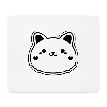 Purrfect Pudgy Delight - Mouse Pad (horizontal) - white - Front