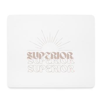 SUPERIOR DESIGN - Mousepad (Querformat) - Weiß - Vorne