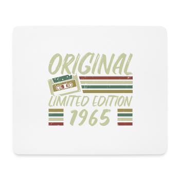 Jahrgang 1965 Retro 1965 Geburtstagsgeschenk - Mousepad (Querformat) - Weiß - Vorne