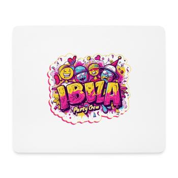Visite de l’équipage d’Ibiza Party - Tapis de souris (format paysage) - blanc - Devant