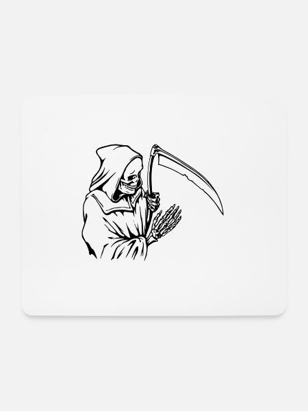 skeleton skeleton bones bones skull schaedel114 - Mouse Pad (horizontal) - white