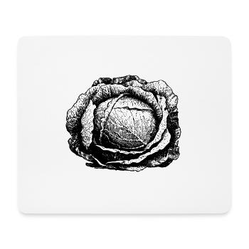 salat salad lettuce halloween gemuese vegetables5 - Mousepad (Querformat) - Weiß - Vorne