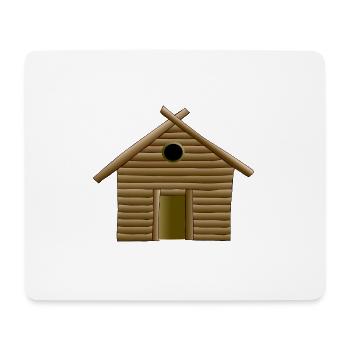 building house homes architektur haus gebaeude295 - Mousepad (Querformat) - Weiß - Vorne