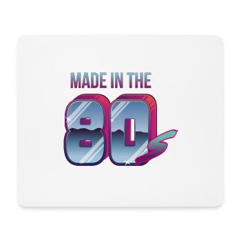 Made in the 80s Achtziger Jahre Geburtstag - Mousepad (Querformat) - Weiß - Vorne