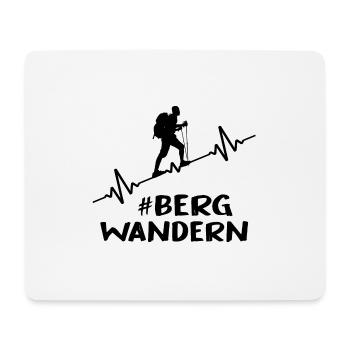 berge bergwandern servus alpin wanderung bergzeit - Mousepad (Querformat) - Weiß - Vorne