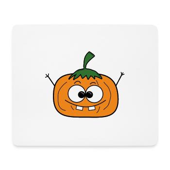 Kürbis Halloween - Mousepad (Querformat) - Weiß - Vorne
