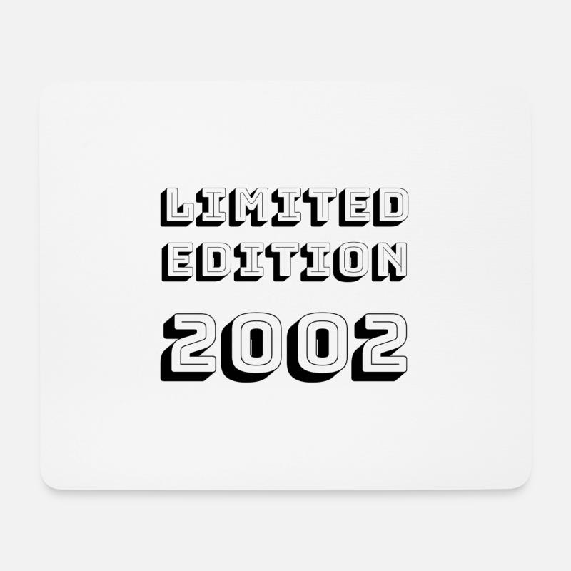 Limited Edition 2002 - Mousepad (Querformat) - Weiß