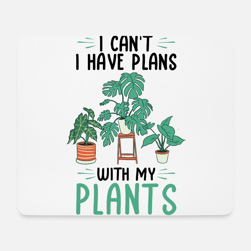 Plant lovers - Mouse Pad (horizontal) - white