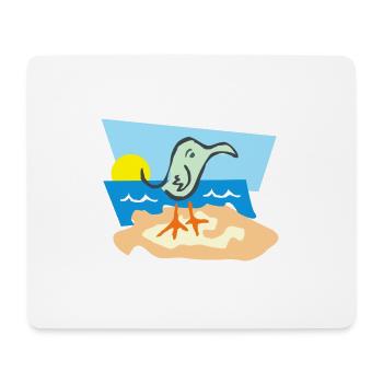 beach strand summer sommer vacation urlaub45 - Tapis de souris (format paysage) - blanc - Devant