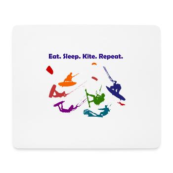 cerf-volant - Tapis de souris (format paysage) - blanc - Devant