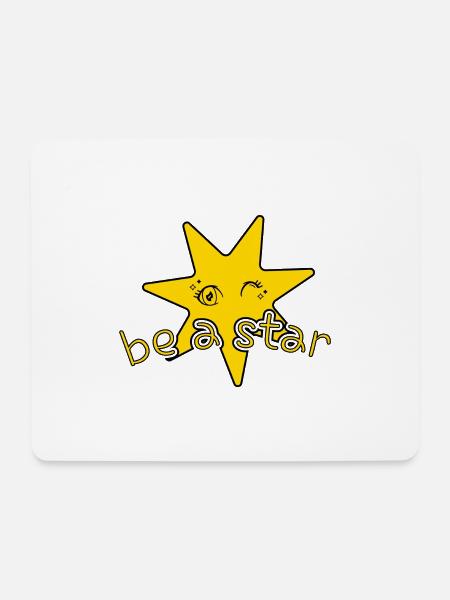 Be a Star - for all stars and starlets - Mouse Pad (horizontal) - white