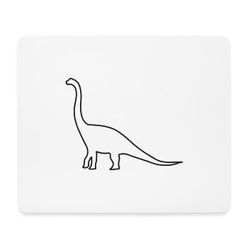 dinosaure - Tapis de souris (format paysage) - blanc - Devant